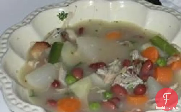 तुर्की फ्रेम सब्जी का सूप