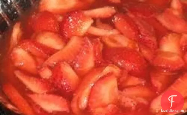 Strawberries in Spiced Syrup