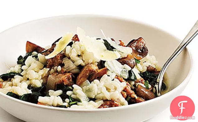 Sausage and Spinach Risotto