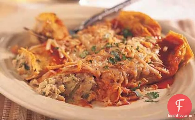 सफेद बीन Enchiladas