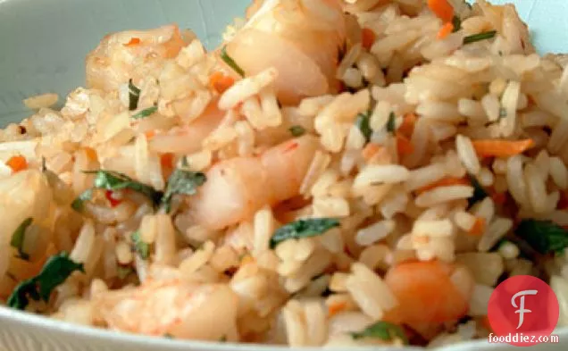 Shrimp Cilantro Fried Rice