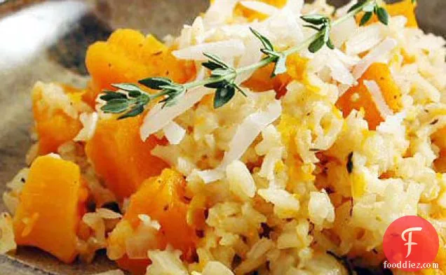 Baked Rice with Butternut Squash
