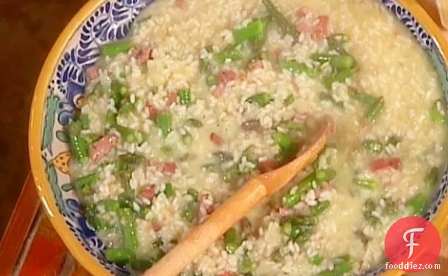 Risotto with Asparagus and Speck