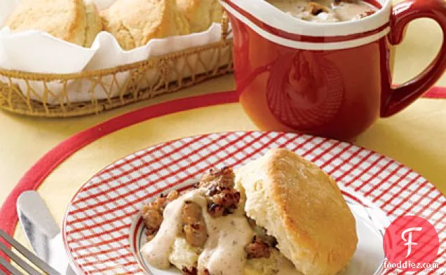 Biscuits with Sausage Gravy