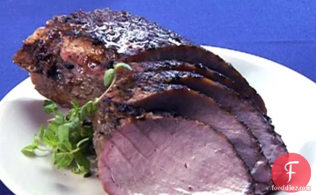 आम अदरक रगड़ के साथ पाखण्डी पोर्क