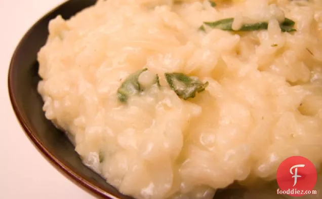 Risotto With Onions And Sage