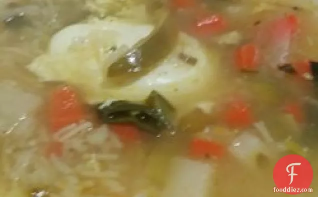 घर का बना चिकन सूप