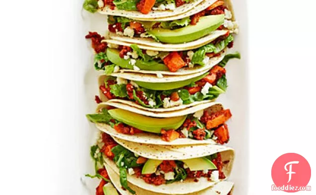 Sweet Potato and Chorizo Tacos