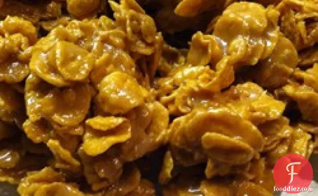Grama's Corn Flake Peanut Butter Cookies