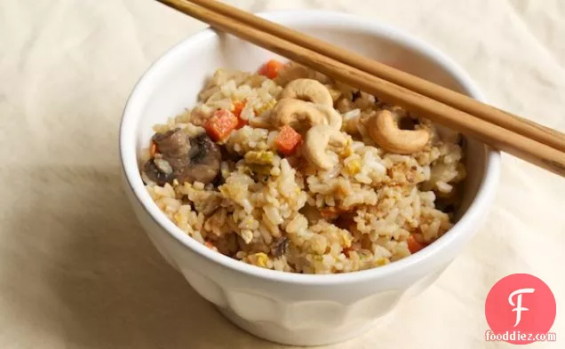 Vegetarian Fried Rice With Shiitakes And Cashews