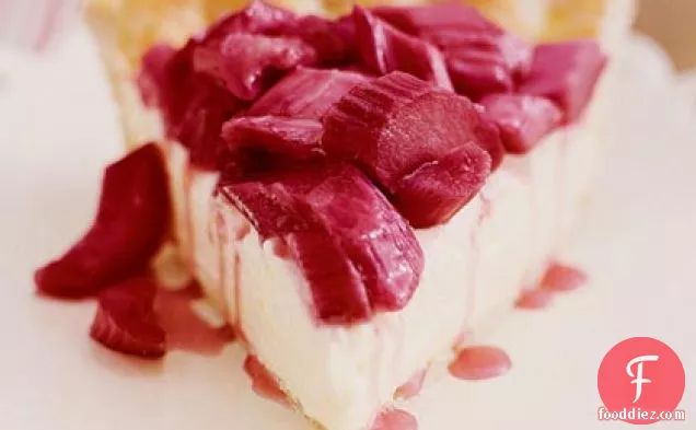 Rhubarb-Lemon Cream Pie