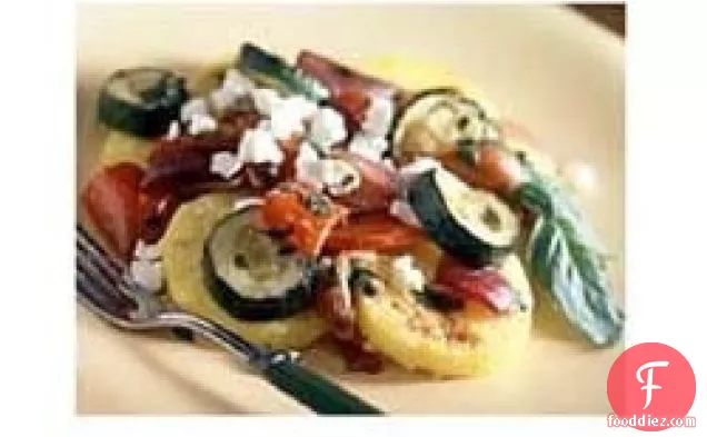 पोलेंटा के साथ मोरक्कन चिकन