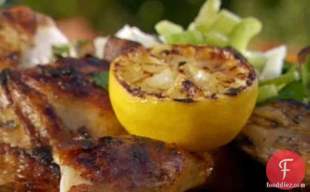 Butterflied Chicken with Thyme, Lemon and Garlic