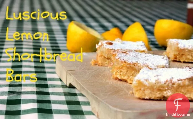 Luscious Lemon Shortbread Bars