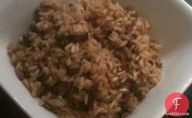 Brown Rice With Mushrooms