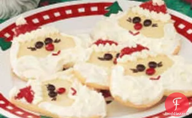 Santa Sugar Cookies