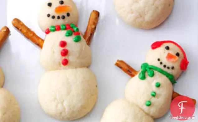 Snowman क्रिसमस कुकीज़