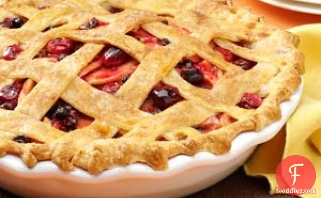 Cranberry-Apple Lattice Pie