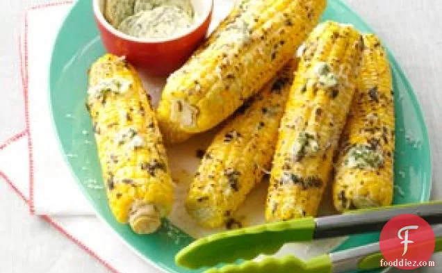 Corn with Cilantro-Lime Butter