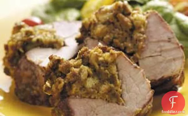 ग्रील्ड भरवां पोर्क टेंडरलॉइन