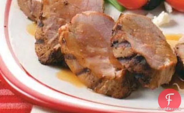 Teriyaki और अदरक पोर्क Tenderloins