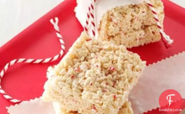 Peppermint Cereal Squares