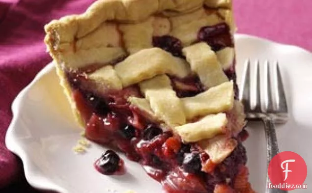 Berry-Apple-Rhubarb Pie