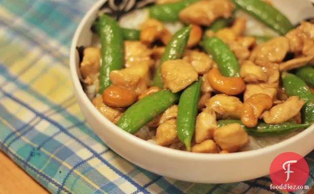 Cashew Chicken (in The Microwave)