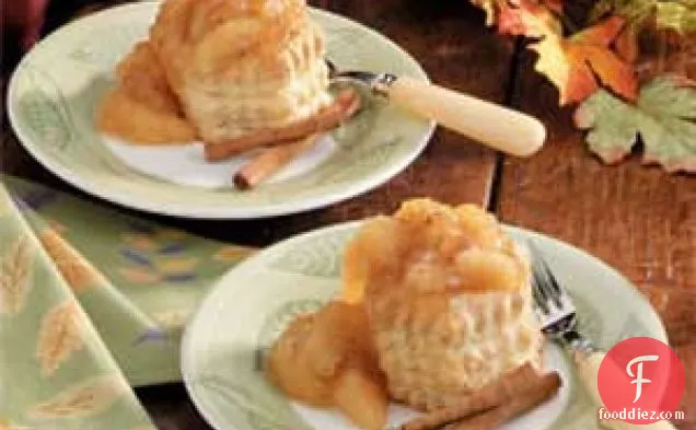 Puffed Apple Pastries