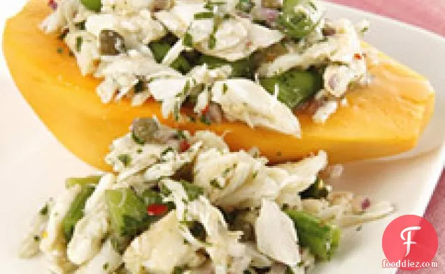 Golden Papaya And Crab Salad