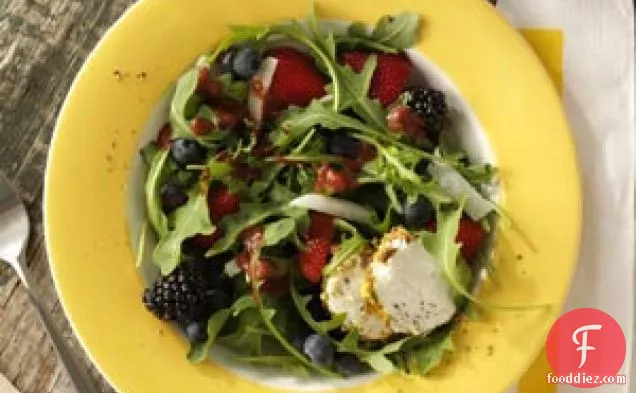 Arugula Salad with Berry Dressing