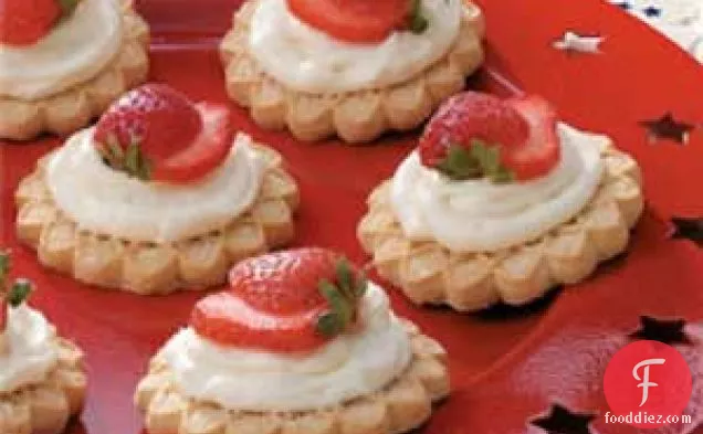 स्ट्रॉबेरी कुकी Tarts