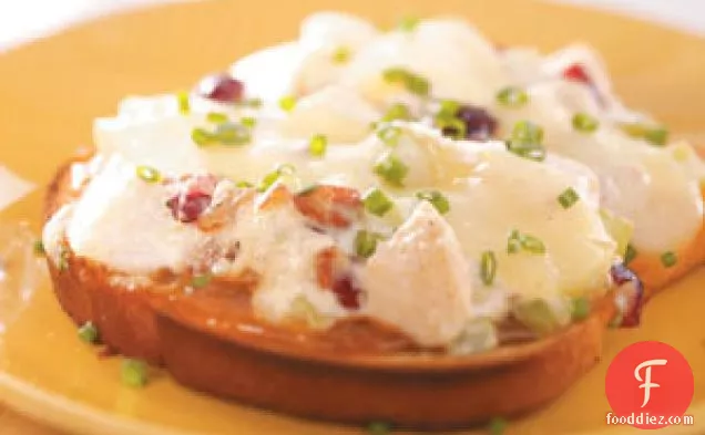 Open-Faced Chicken Salad Sandwiches