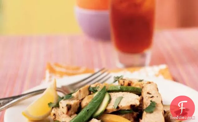 Grilled Chicken and Lemon Salad