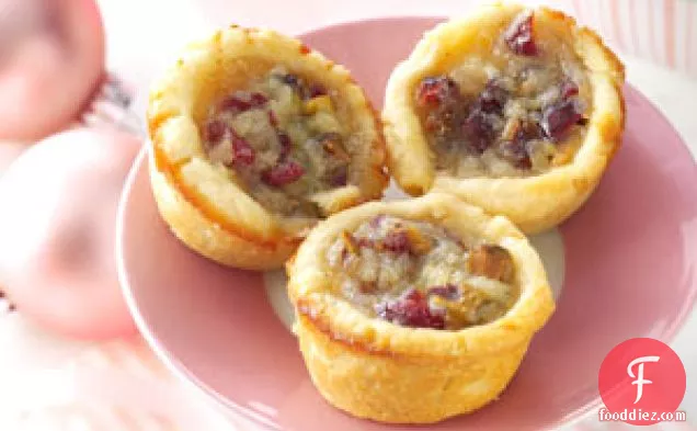 Cranberry-Pear Cookie Cups