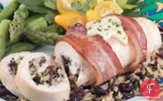 Chicken with Cranberry Stuffing