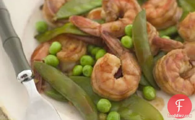 Peas And Shrimp Stir-fry