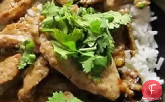 थाई शैली के ग्रील्ड पोर्क टेंडरलॉइन