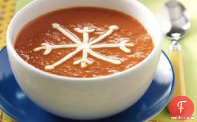 स्नोफ्लेक टमाटर का सूप