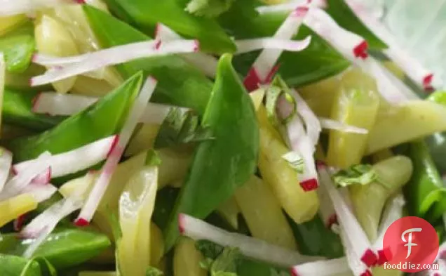 Snap Pea Salad With Radish And Lime Recipe