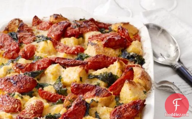 Sourdough Strata With Tomatoes and Greens