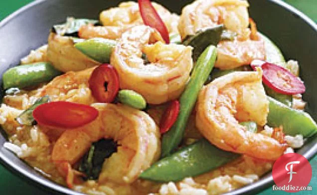 Red Curry With Shrimp & Sugar Snap Peas
