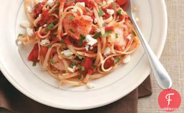 Shrimp & Tomato Linguine Toss