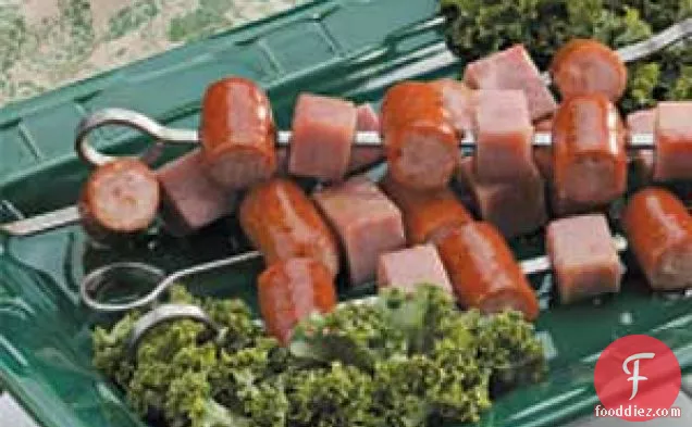 Ham 'n' Sausage Kabobs