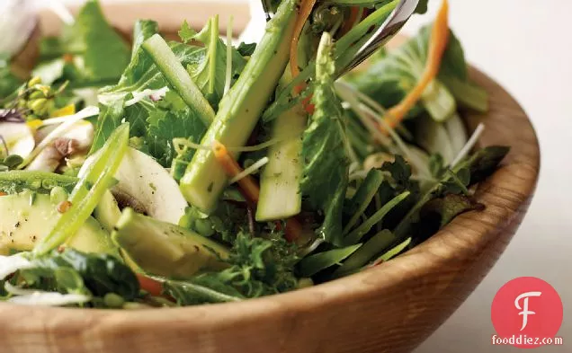 10-Vegetable Salad with Lemon Vinaigrette
