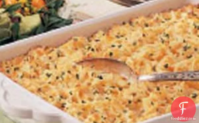 Cheesy Hash Potato Casserole