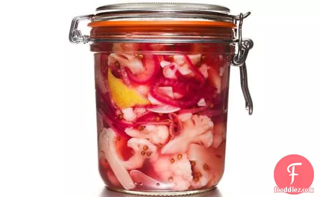 Pickled Cauliflower and Red Onion