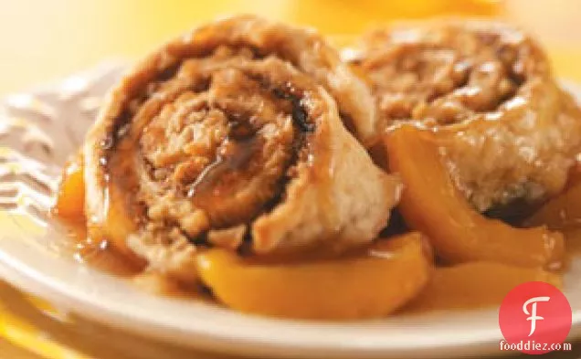 Cinnamon Biscuit Peach Cobbler