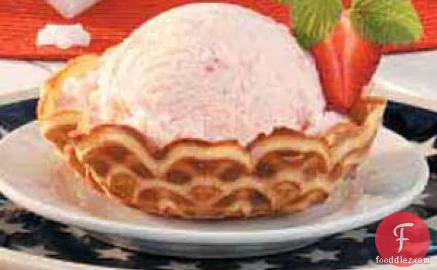स्ट्रॉबेरी ऑरेंज आइसक्रीम