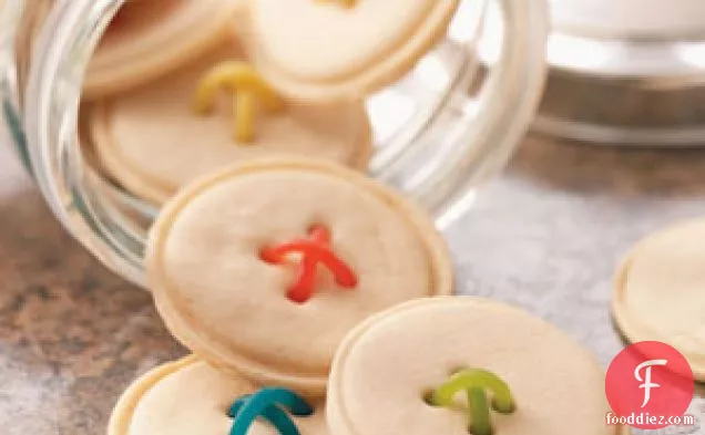 Crisp Button Cookies